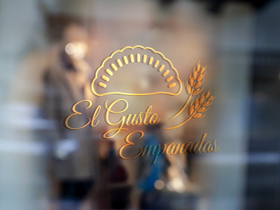 El gusto empanadas branding design identity design illustration logo logo design print vector