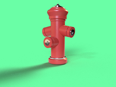 Hidrante fgb 3d art3d branding graphic design