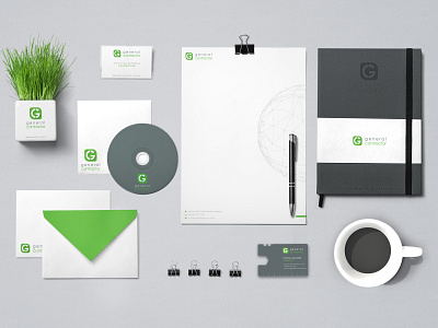 "General Contractor" branding design id identity logo print print design