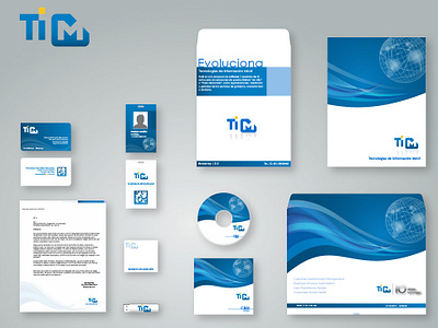 Ti-M branding design identity print vector