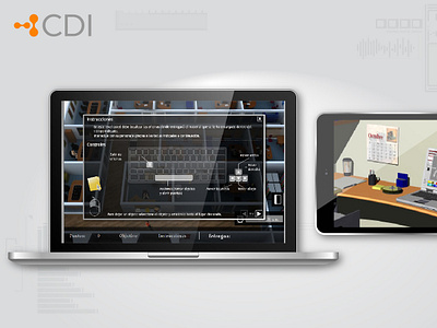 CDI e-Learning 3d art design e learning game game design illustration interaction interface ui ux