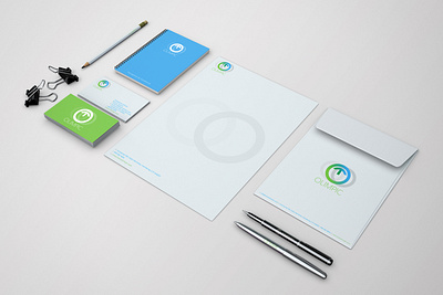 Transportes Olimpic identity logo logo design