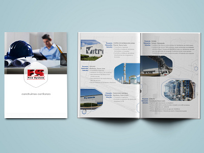 Proyectos industriales FSM branding design portfolio print projects