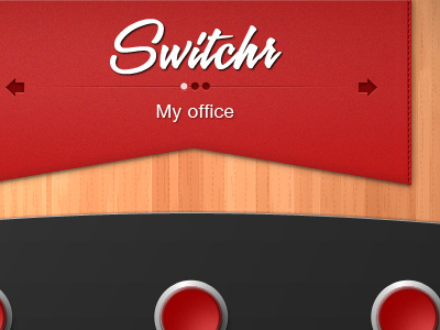 Switchrapp Profile Switch arrow interface ios ipad switch ui