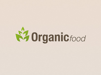 Organic Food Logo brown cob food green logo organic wheat
