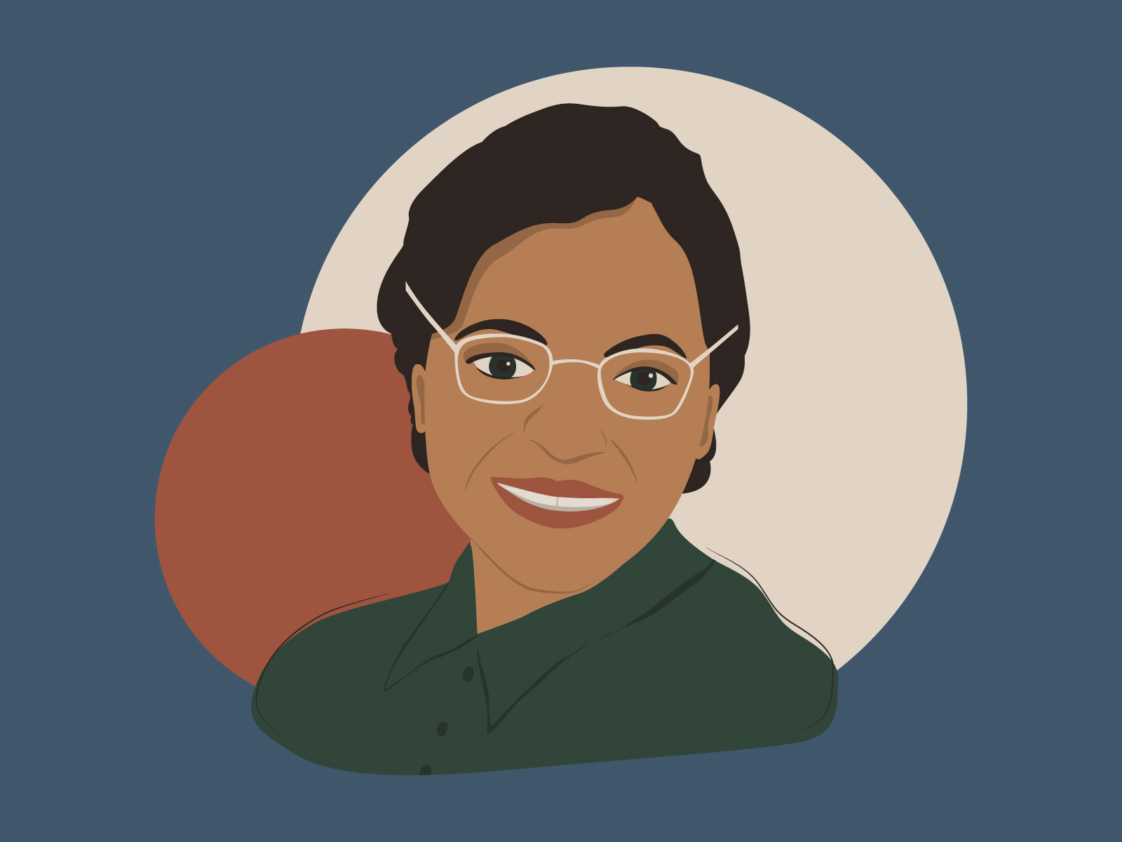 Rosa Parks by Anastasiia Aliabeva on Dribbble