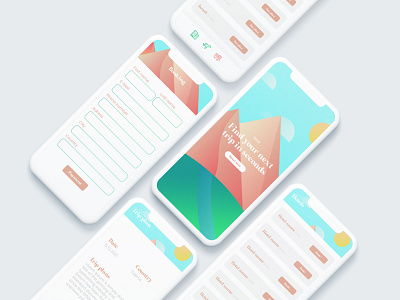 Tripper | Travels app concept app concept design figma ui