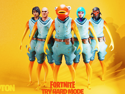 Fortnite TryHard mode concept concept design game thumbnail