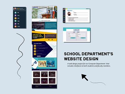 Website Design (school project) design ui visual design web design website