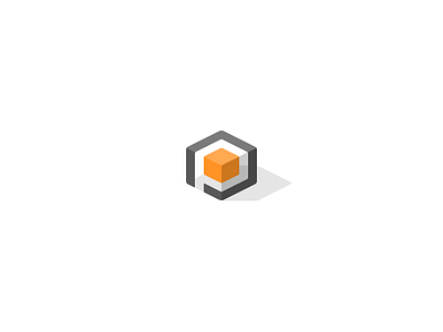 The good ol' cube cube logo orange paulspades