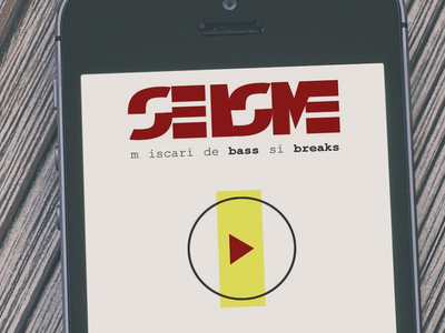 SEISME - Shot of the app UI