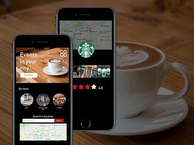 Coffee app app coffee design starbucks ux web