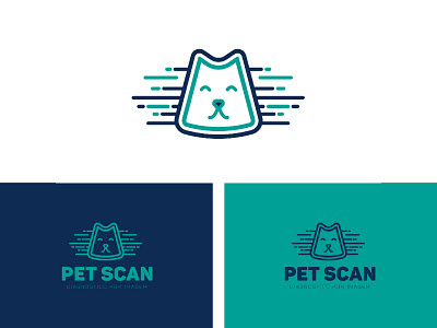 Pet Scan animal brand branding dog identity design logo mvp pet scan ultrasound vet veterinarian veterinary