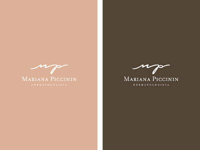 Mariana Piccinin Dermatologist brand branding dermatology doctor logo medical medical logo skin