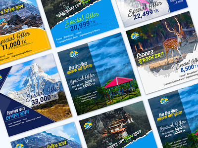 Travel Banner Design | Social Media Post Design advertisement bannerads branding business compnay banner cover page creative banner digitalmarketing facebook ads graphics design instagram post onlinebanner photoshop poster design socialmedia tour travel agency travel banner webbanner youtube