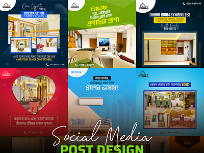 Social Media Banner Post Template Design Ads I Luxury Interior