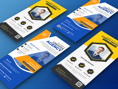 DL Flyer & Rack Card Design for Business Digital Agency Services