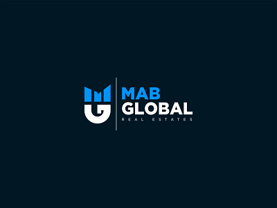 Mab Global Real Estate Logo Design I MG Letter Branding