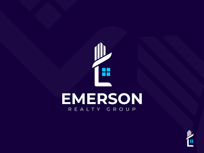 Emerson Realty Group Logo Design I Real Estate I Logo Branding