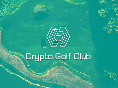 Crypto Golf Club Logo anotherfanatic brand identity branding design graphic design illustration illustrator logo logo design logo designer