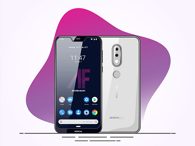 Nokia 6.1 plus Illustration