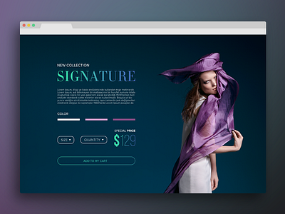 Signature | Product Screen