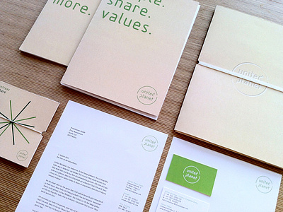 United Planet stationery