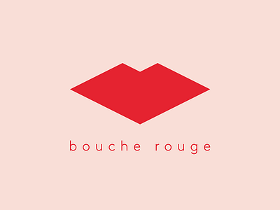 bouche rouche Logo bouche rouge brand branding clean design feminine lips logo logotype makeup makeup artist minimal minimalistic red swiss typogaphy typography vector visual identity