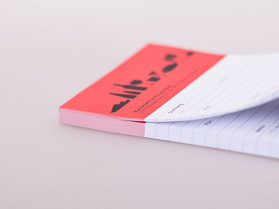 Kulturcafé – Receipt black branding clean design minimal minimalistic print printdesign red visual identity