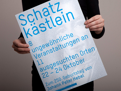 Schatzkästlein — Event Poster blue branding design poster poster design print typography visual identity