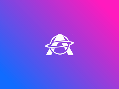 A + Planet Logo branding design icon illustration logo minimal typography ui ux vector