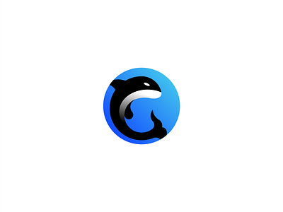 Orca Logo branding design icon illustration logo minimal typography ui ux vector