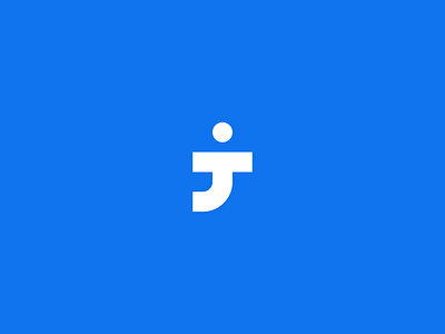 J + Person Logo branding design icon illustration logo minimal typography ui ux vector