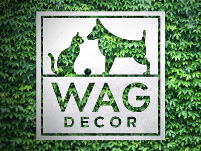 WagDecor Proposed Logos branding branding design design flat freelance graphic design logo type typography vector