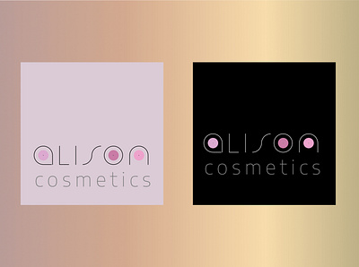 ALISON COSMETICS affinity affinitydesigner branding design logo thirtydaylogochallenge thirtylogos typography