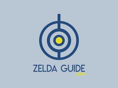 ZELDA GUIDE affinitydesigner blue branding design flat icon logo thirtydaylogochallenge thirtylogos vector