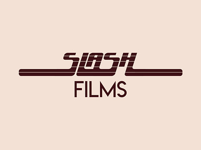 SLASH FILMS affinitydesigner branding design flat logo thirtydaylogochallenge thirtylogos typography