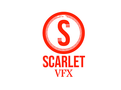 SCARLET VFX affinity affinitydesigner branding logo red scarlet thirtydaylogochallenge thirtylogos typography