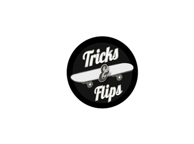 Tricks & Flips affinity affinitydesigner icon logo thirtydaylogochallenge thirtylogos typography