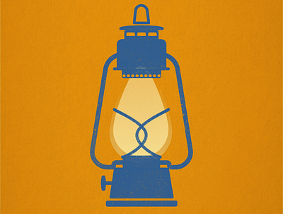 You Light Me Up affinitydesigner illustration lamp lamps lantern retro vintage