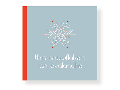 A Christmas Card for IDLES fans. affinity affinitydesigner christmas christmas card design illustration snow snowflake vector