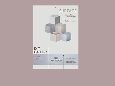 Mock Poster affinitydesigner design isometric poster poster design typography vector