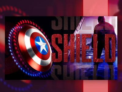 Captain America - Shield avengers captain america digital arts futuristic graphic design illustration photoshop posterdesign shield