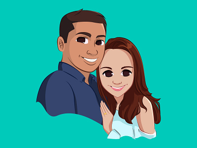 Couple Character Illustrations animado cartoon character character design dibujo illustration personaje vector