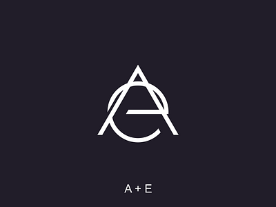 AE Monogram concept logo