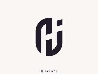 NHJ monogram logo app branding design icon letter lettering logo logo design logoawesome logodesign logos minimal vector