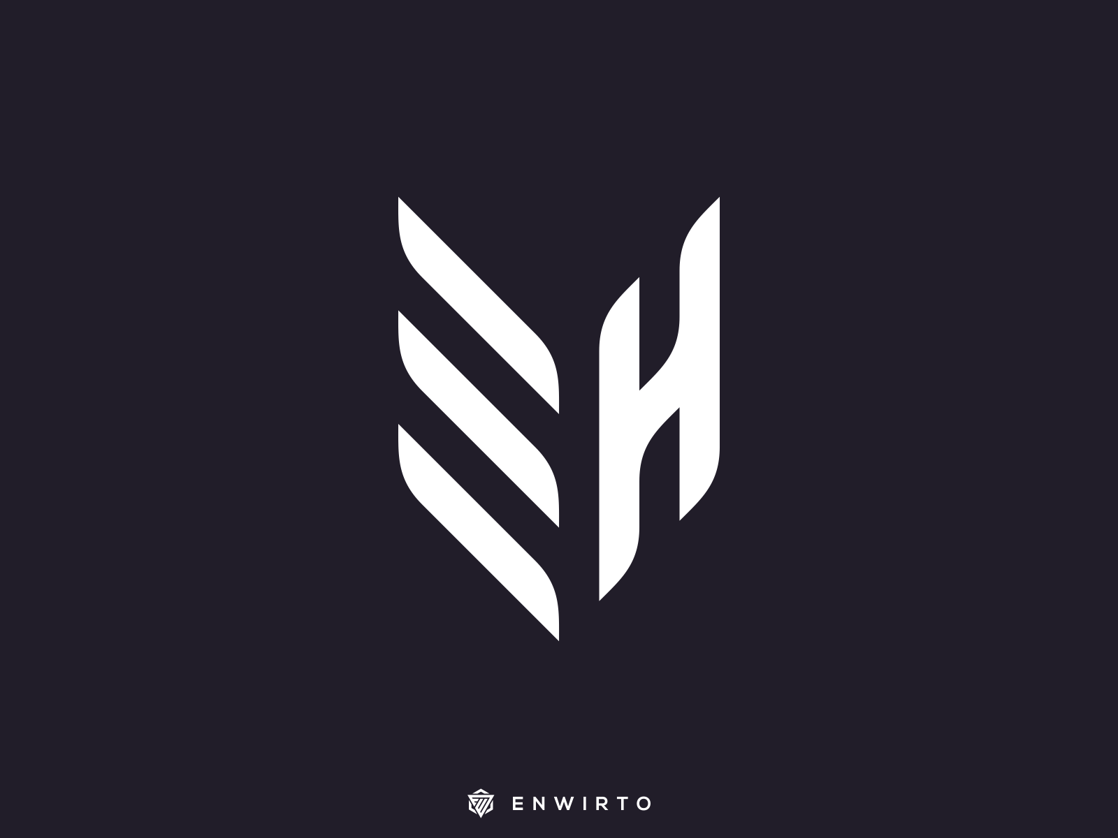 Monogram HM Logo Design . by Enwirto on Dribbble