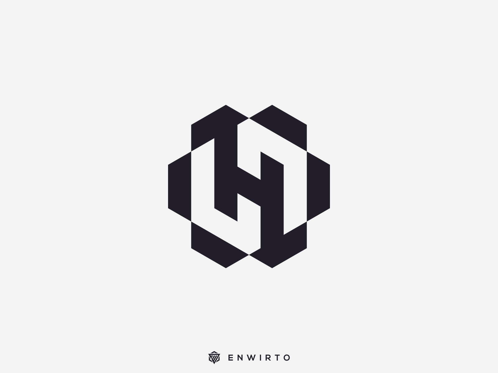 Monogram HM Logo Design . by Enwirto on Dribbble