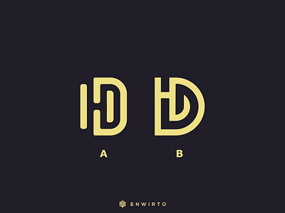 HD Which one better logo ? app branding design design logo hd homepage icon lettering logo minimal vector