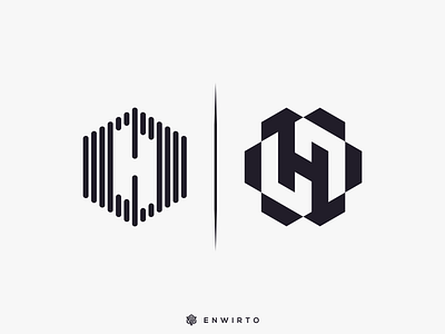 H which one better logo ? branding design design logo h homepage icon lettering logo minimal typography vector